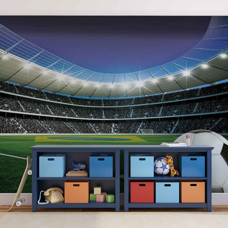 Football Stadium Sport Fototapet | Kjøp hos Europosters Football Stadium Fototapet | Kjøp hos Europosters