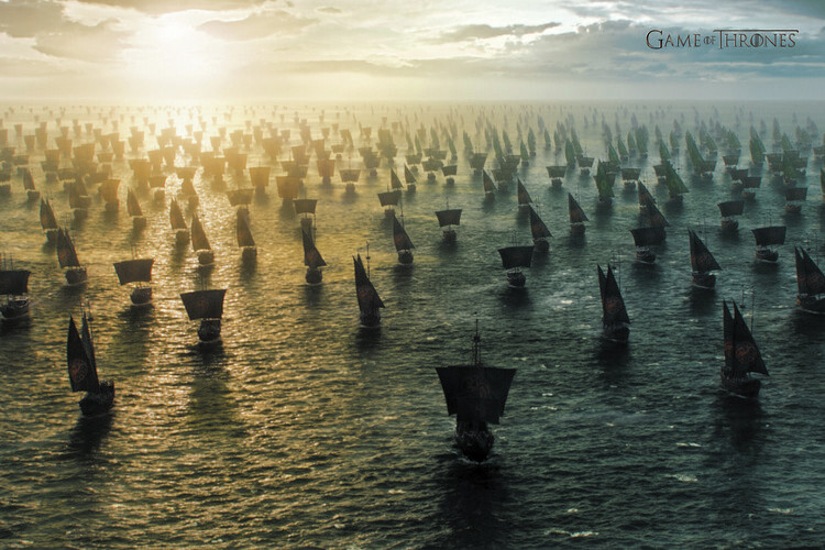 Game of Thrones - Targaryen's ship army Fototapet