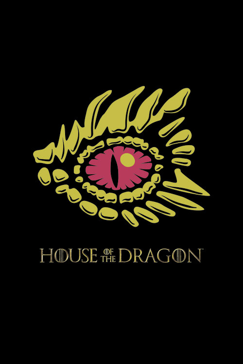 Fototapet House of Dragon - Dragon Eye