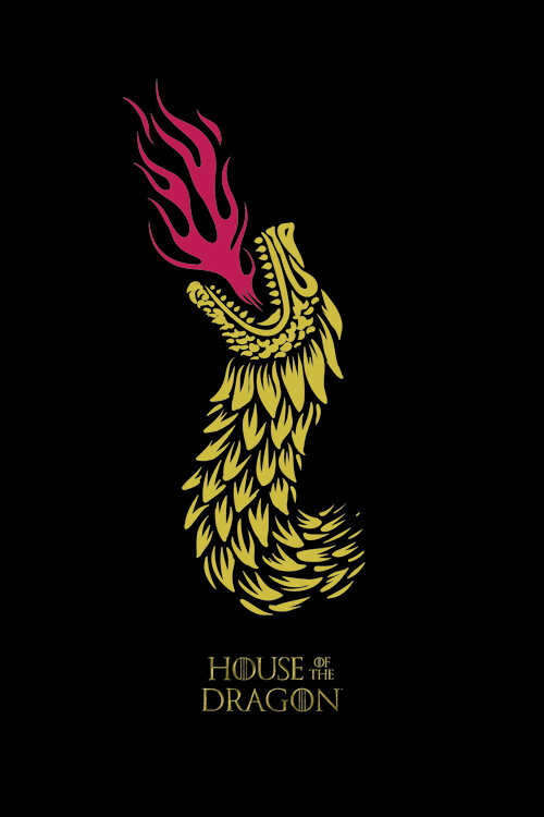 Fototapet House of Dragon - Dragon's Fire