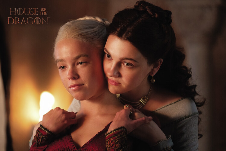 Fototapet House of the Dragon - Rhaenyra & Alicent