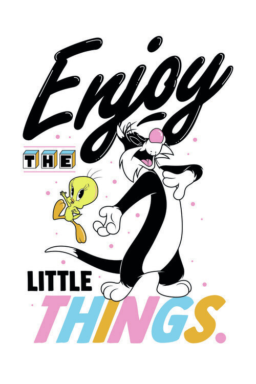 Fototapet Looney Tunes - Enjoy the little things