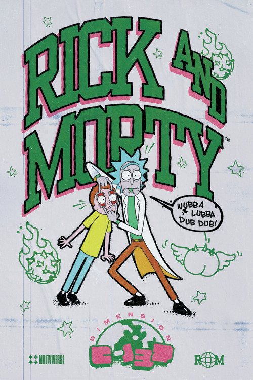 Rick and sale Morty artwork