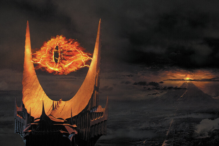 Fototapet The Lord of the Rings - Eye of Sauron