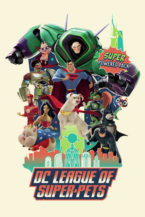 DC League of Super-Pets - Pack Fototapeta