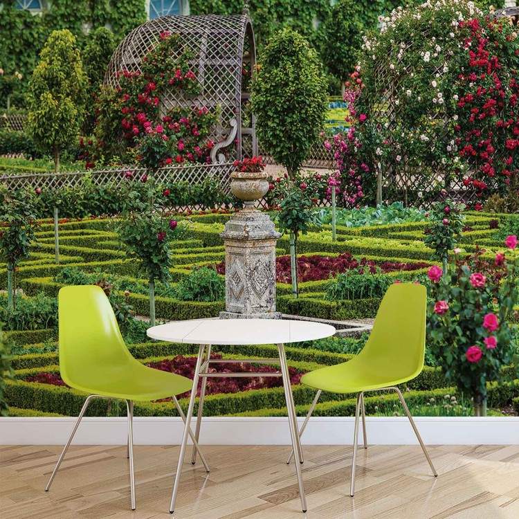 Fototapete, Tapete Blumen Garten bei EuroPosters Kostenloser Versand