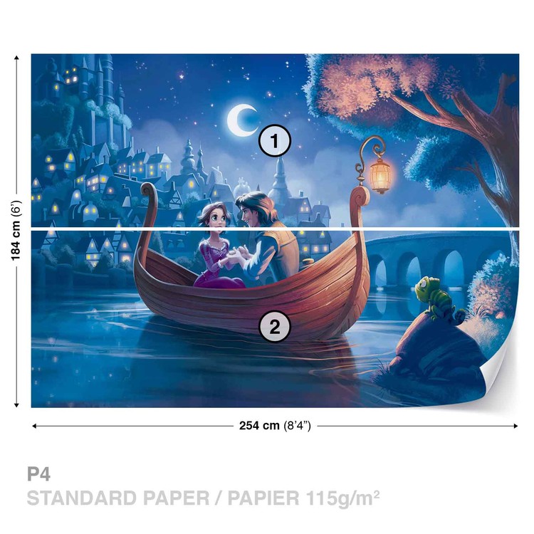 Fototapete Tapete Disney Prinzessinnen Rapunzel Bei Europosters Kostenloser Versand