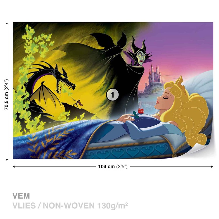 Fototapete, Tapete Disney Prinzessinnen Sleeping Beauty bei EuroPosters -  Kostenloser Versand | Poster