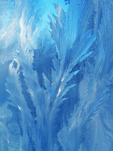 Fototapete frost patterns on glass
