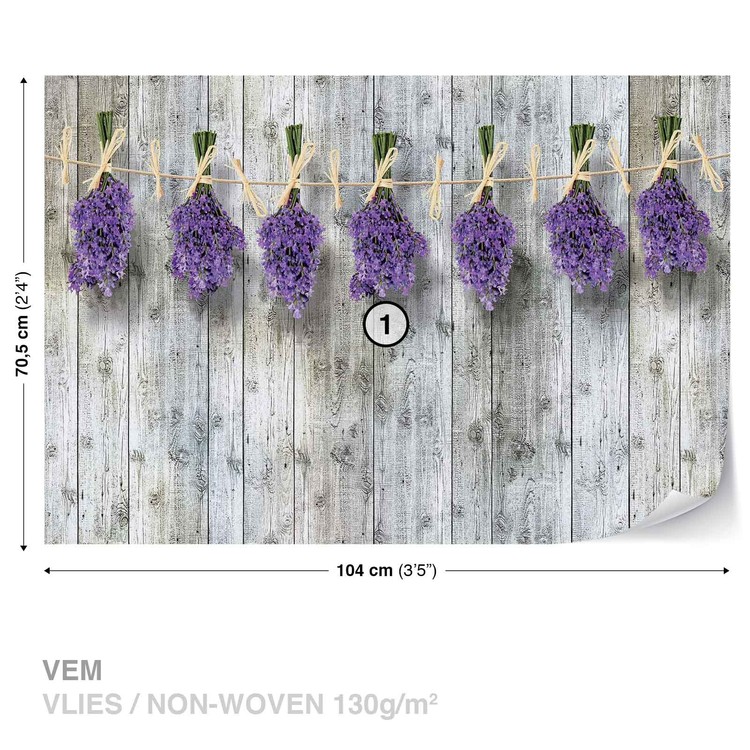 Tapete Lavendel m2 vlies non woven i39495 - Tapete Lavendel