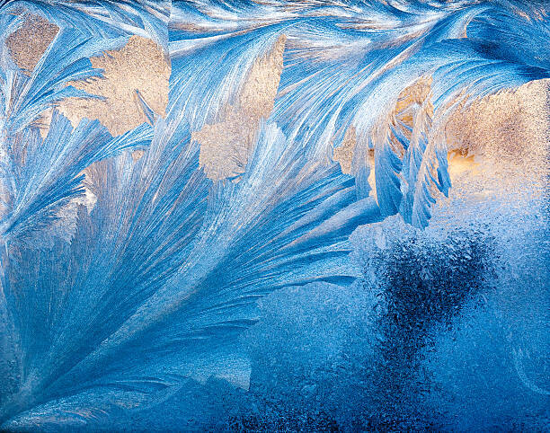 Fototapete ice patterns