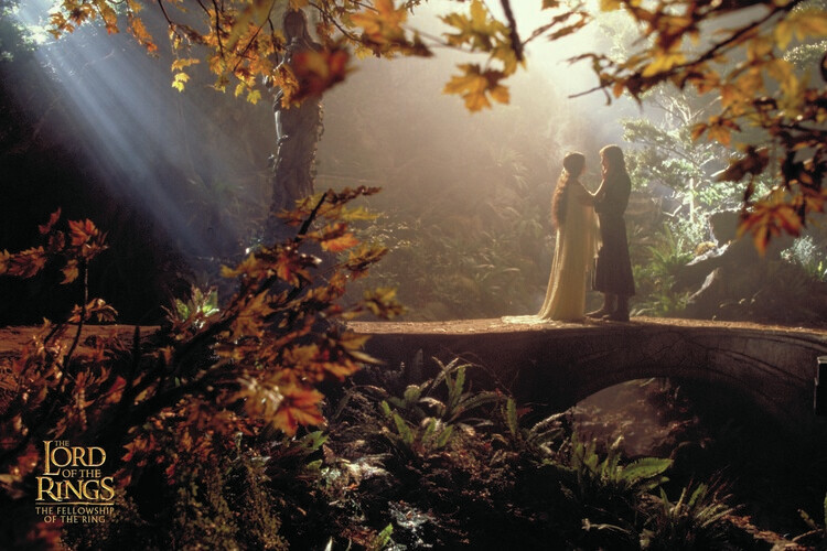 Lord of the Rings - Aragon & Arwen Fototapete