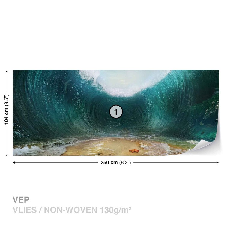 Fototapete Tapete Strand Wellen Meer Bei Europosters