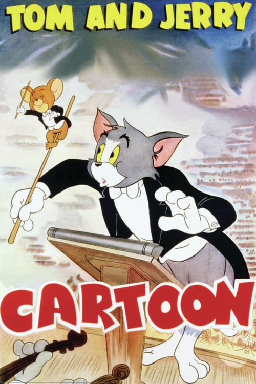 Fototapete Tom & Jerry - Cartoon