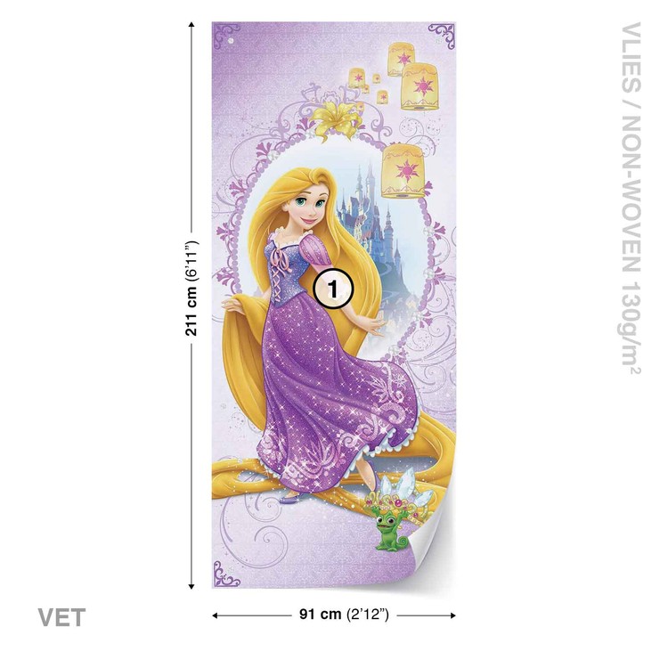 Disney Princesses Rapunzel Fototapet Tapet Pa Europosters Dk