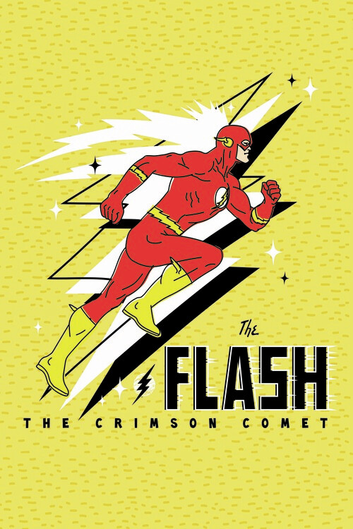 Flash - Crimson Comet Fototapet