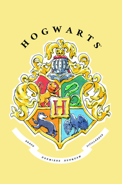 Fototapet Hogwarts Emblem