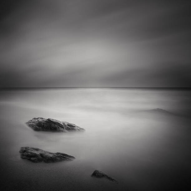 Fototapeta A black and white photograph taken