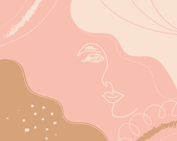 Fototapeta Abstract art background template with hand