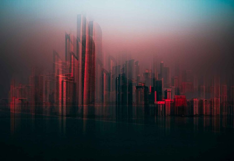 Fototapeta Abu Dahbi Skyline