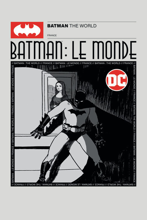 Fototapeta Batman - Le Monde France Cover