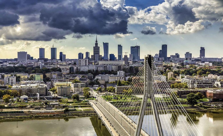 Fototapeta Brooklynský most, město