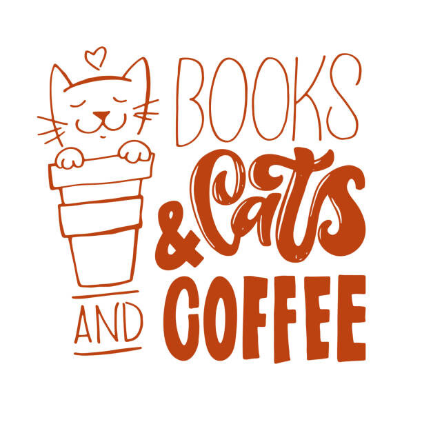 Fototapeta Cute lettering postcard about coffee. Motivation