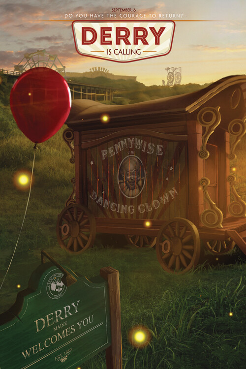 Fototapeta Derry - Dancing Clown