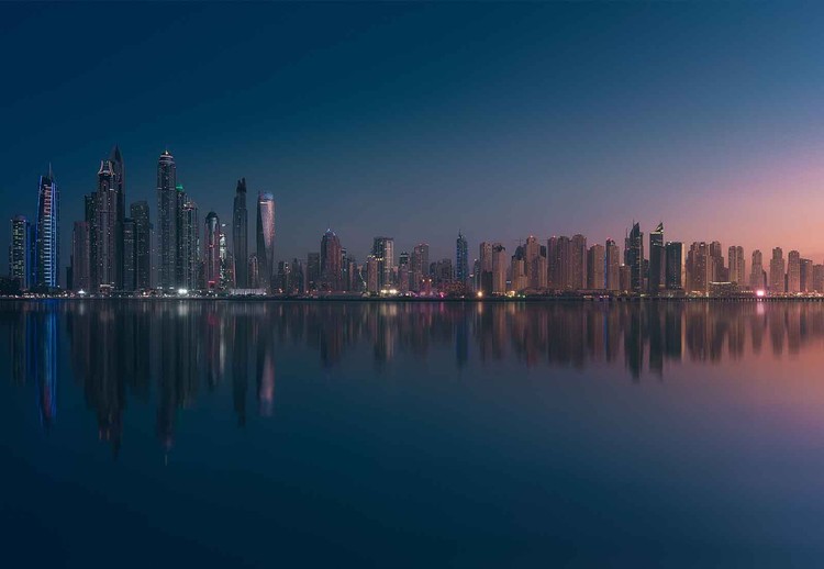 Fototapeta Dubai Marina Skyline