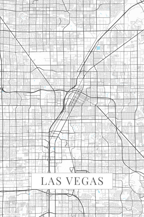 Fototapeta Las Vegas white
