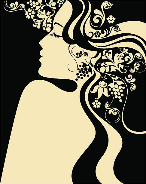 Fototapeta Long hair beauty.