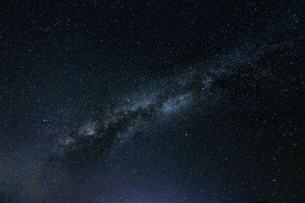 Fototapeta Milky way galaxy with stars and