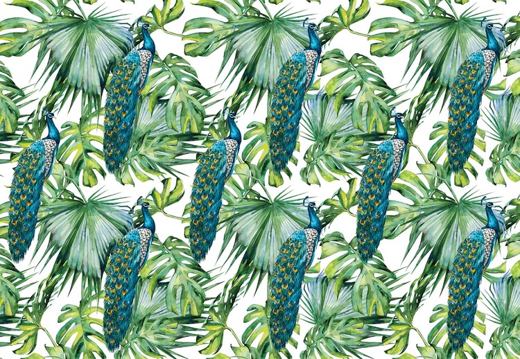 Fototapeta Modern Tropical Pattern