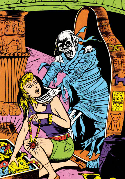 Fototapeta Mummy with prey