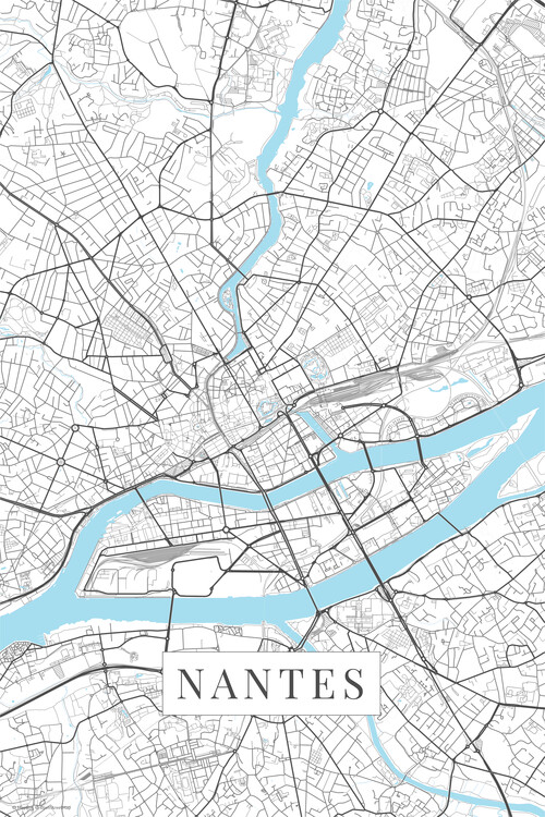 Fototapeta Nantes white