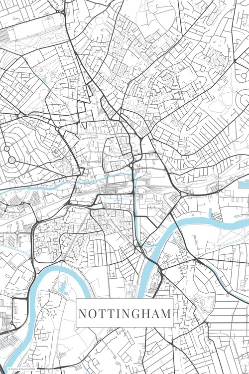 Fototapeta Nottingham white