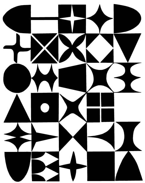 Fototapeta Random Shape Pattern