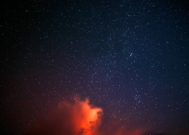 Fototapeta Sky line night beauty milky way.