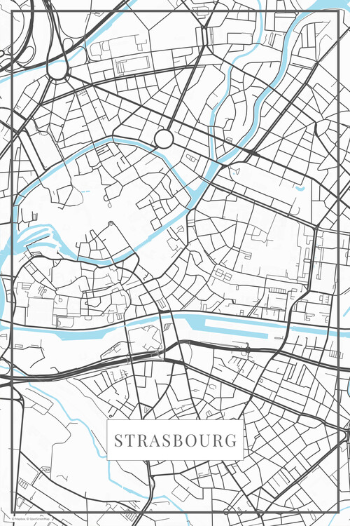 Fototapeta Strasbourg white