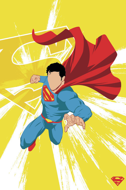 Fototapeta Superman - Power Yellow