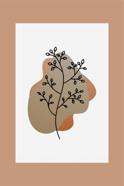 Fototapeta Vintage flower wall art decoration