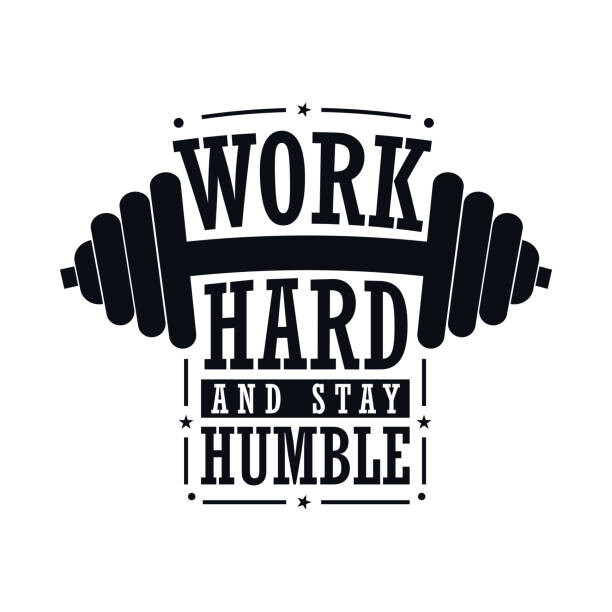 Fototapeta Work hard and stay humble motivational