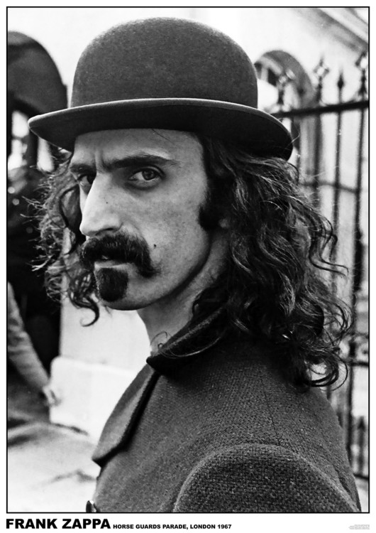 Frank Zappa - Horse Guards Parade, London 1967 Plakát, obraz s rámem