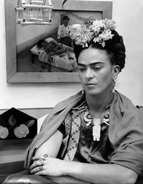 Samolepka Frida Kahlo, 1948