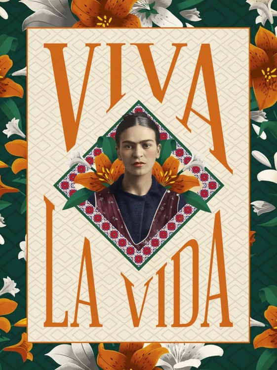 Umělecký tisk Frida Khalo - Viva La Vida