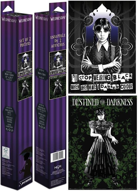 Set regalo Wednesday - Goth