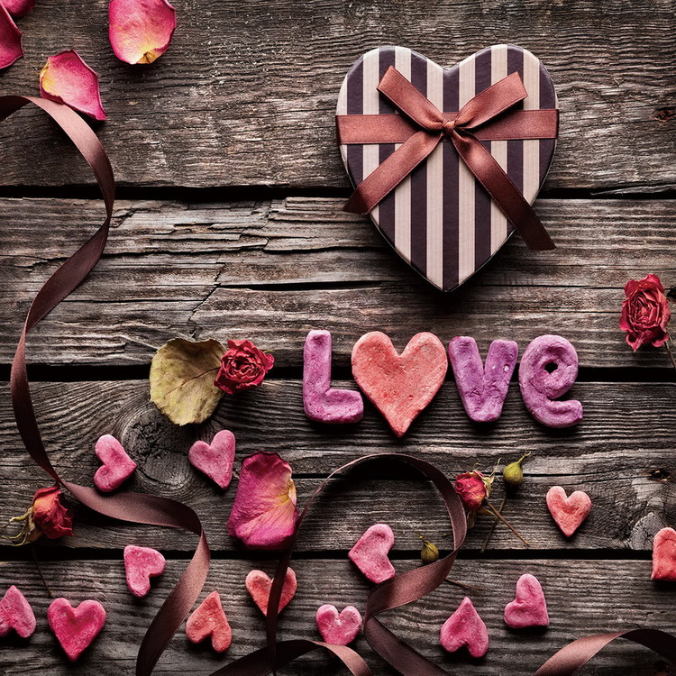 Glasbilder Love - Be Romantic