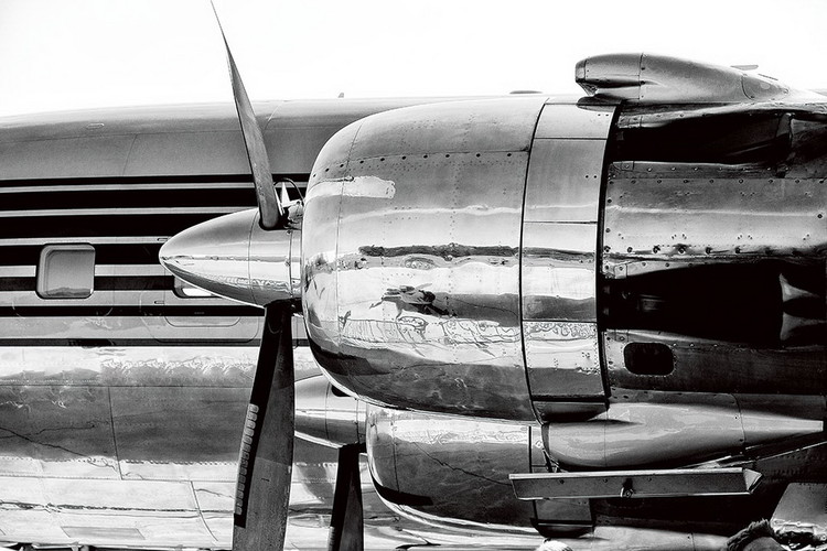 Glasbilder Plane - Red Bull