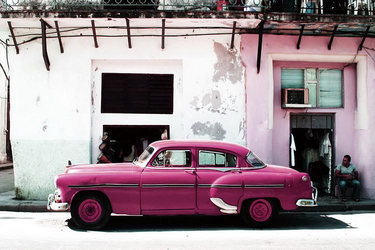 Glastavlor Cars - Pink Cadillac