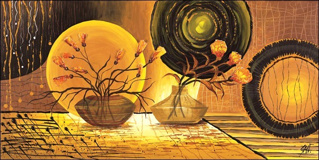 Golden Beam Festmény reprodukció